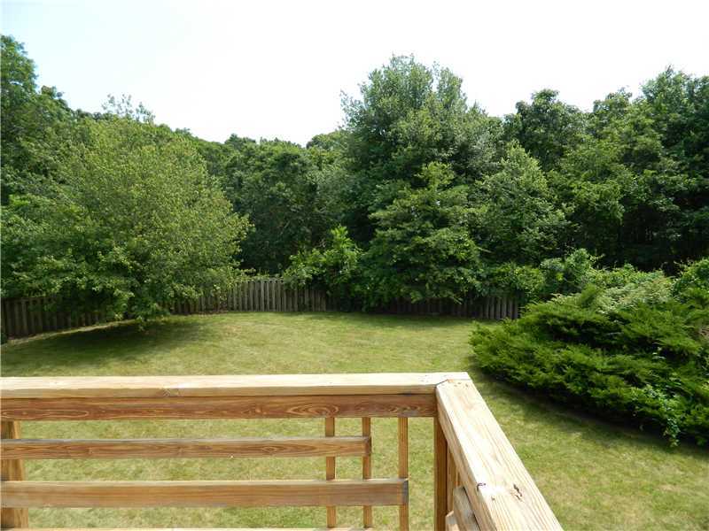 Deck and fence