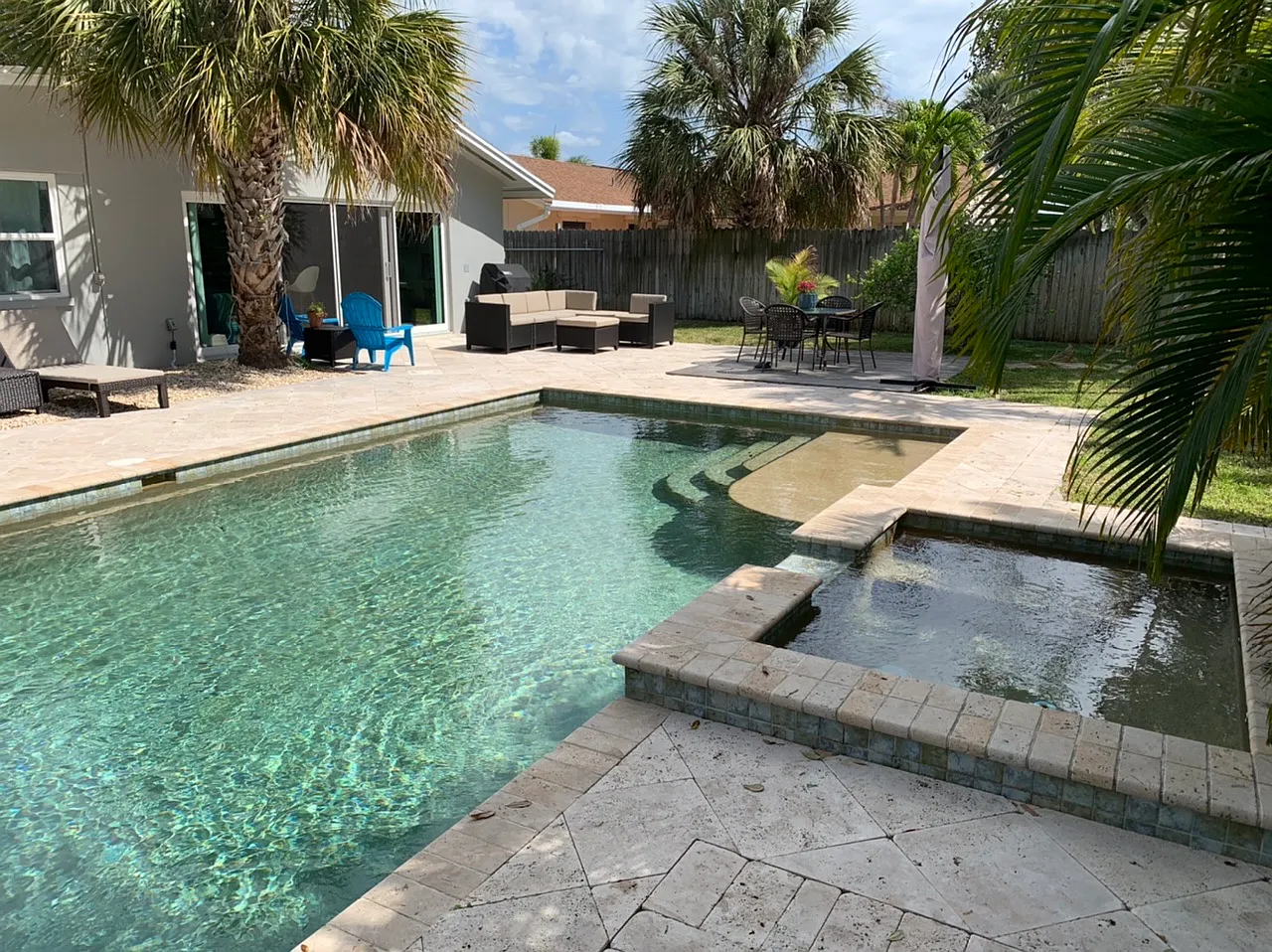 pool deck